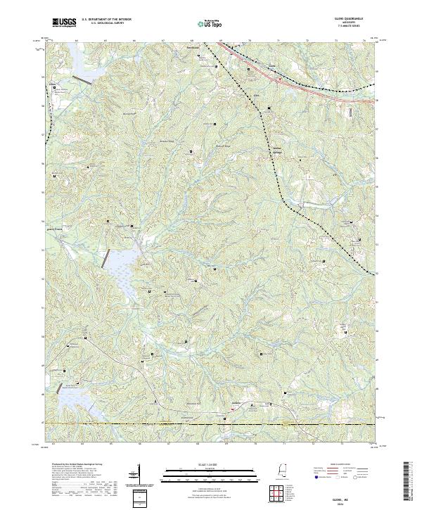 Glens topographic map thumbnail