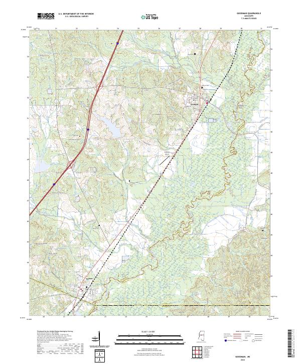 Goodman topographic map thumbnail