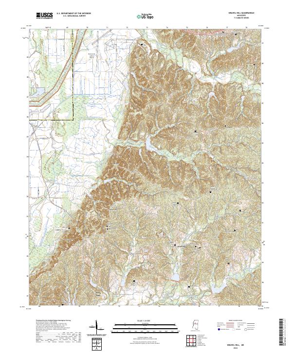 Gravel Hill topographic map thumbnail