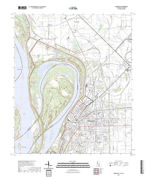 Greenville topographic map thumbnail