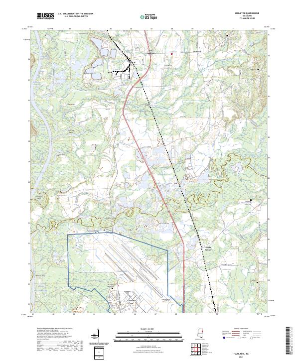 Hamilton topographic map thumbnail