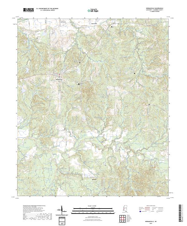 Hermanville topographic map thumbnail