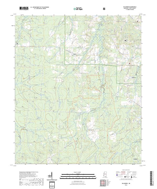 Hillsboro topographic map thumbnail