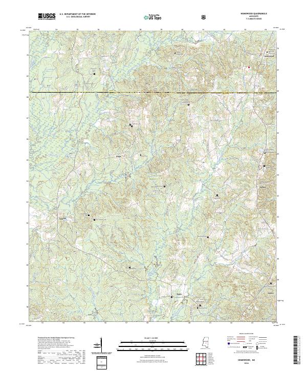 Homewood topographic map thumbnail