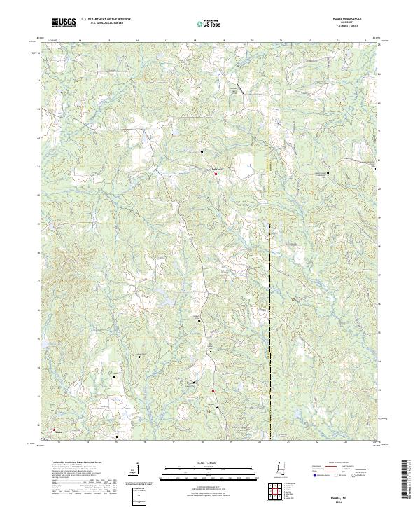 House topographic map thumbnail