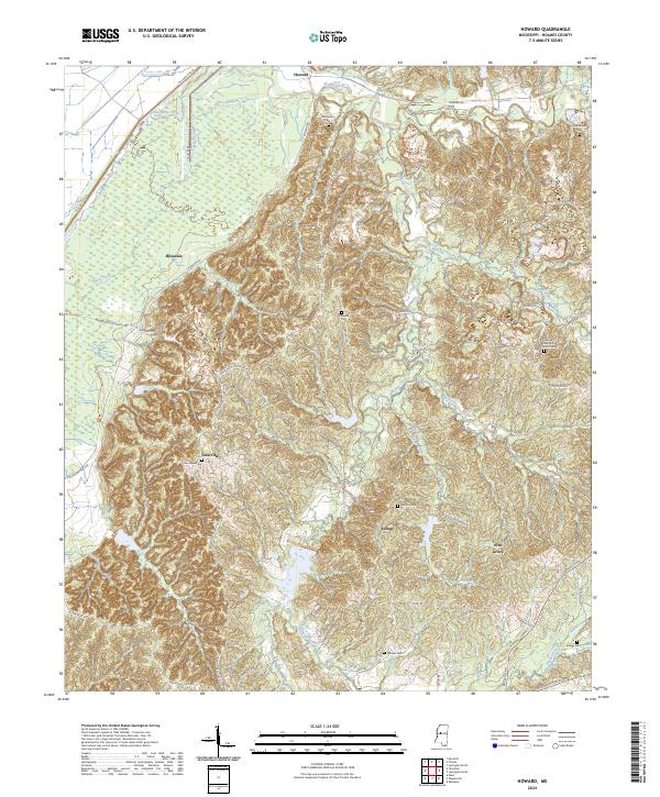 Howard topographic map thumbnail
