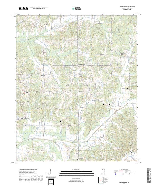 Independence topographic map thumbnail