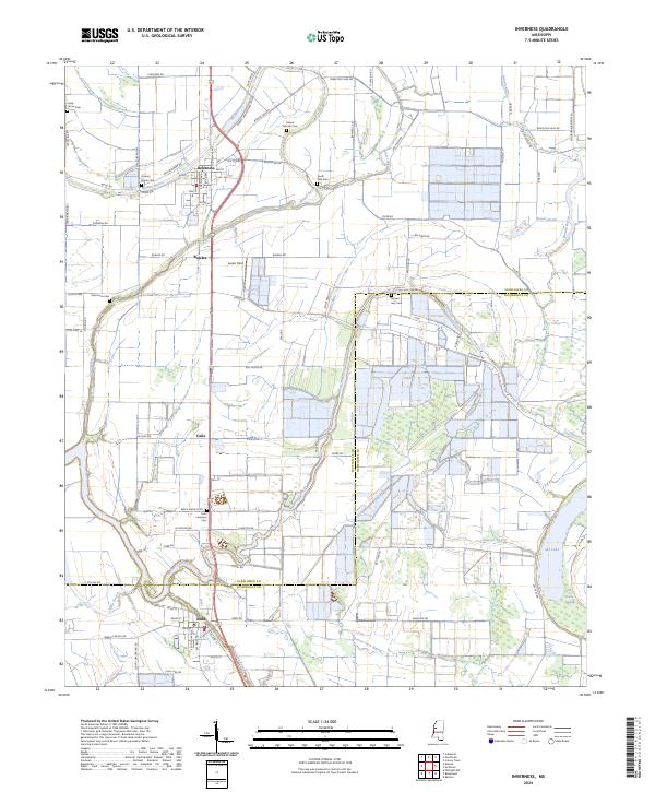 Inverness topographic map thumbnail