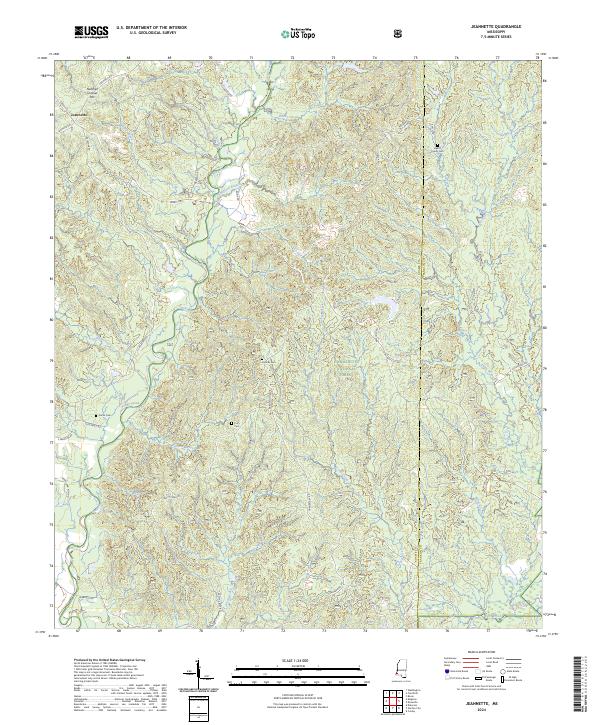 Jeannette topographic map thumbnail
