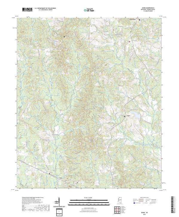 Johns topographic map thumbnail