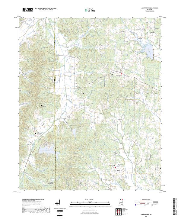 Jumpertown topographic map thumbnail