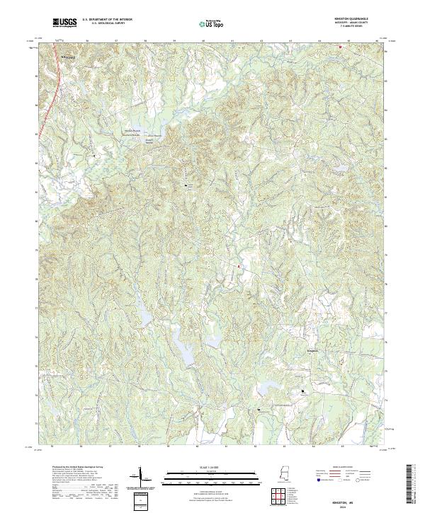 Kingston topographic map thumbnail