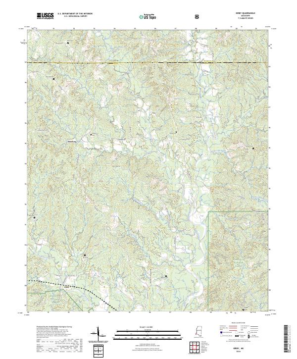 Kirby topographic map thumbnail