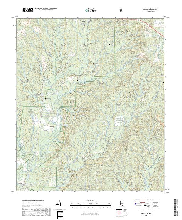Knoxville topographic map thumbnail