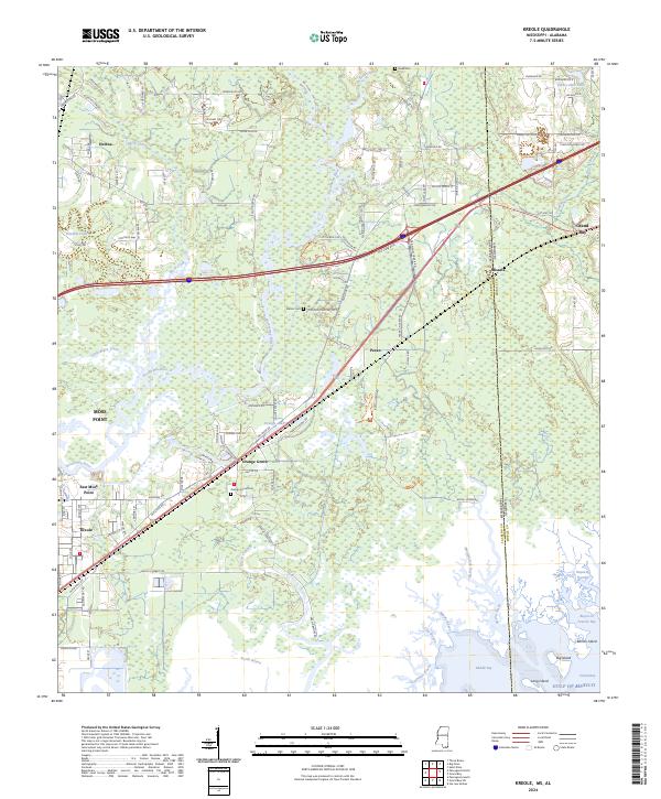 Kreole topographic map thumbnail