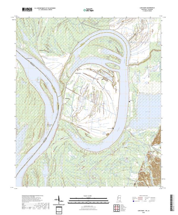 Lake Mary topographic map thumbnail