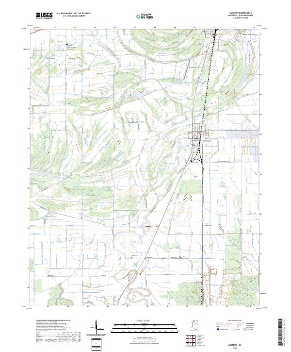 Lambert topographic map thumbnail