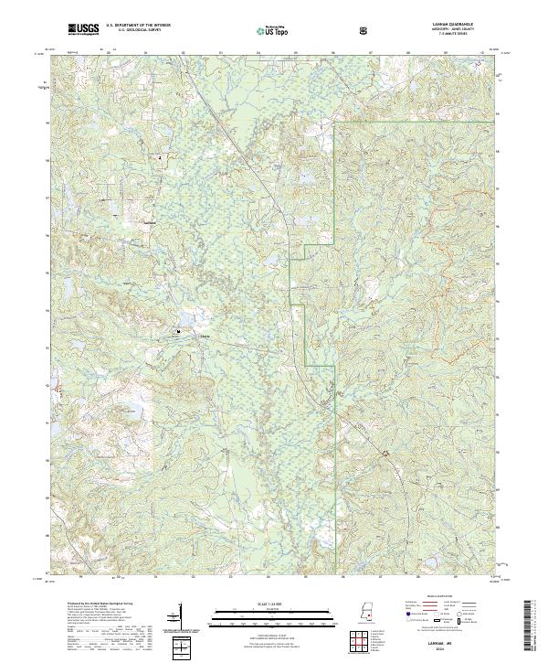 Lanham topographic map thumbnail
