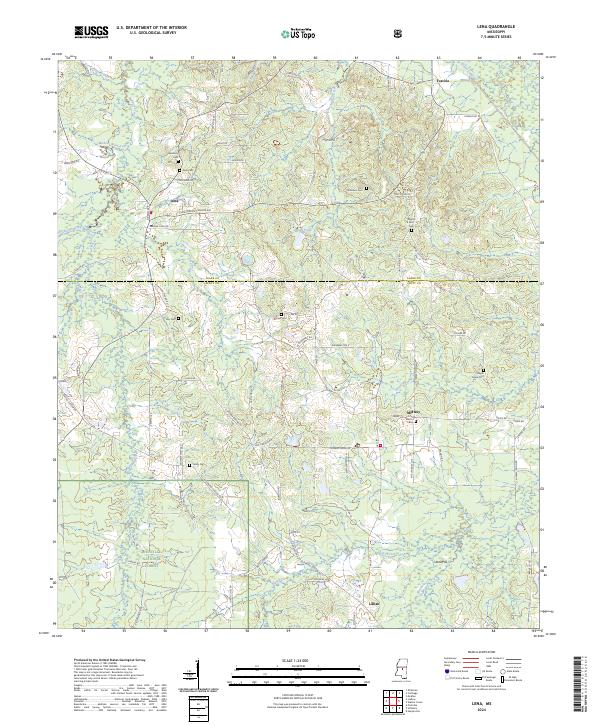 Lena topographic map thumbnail