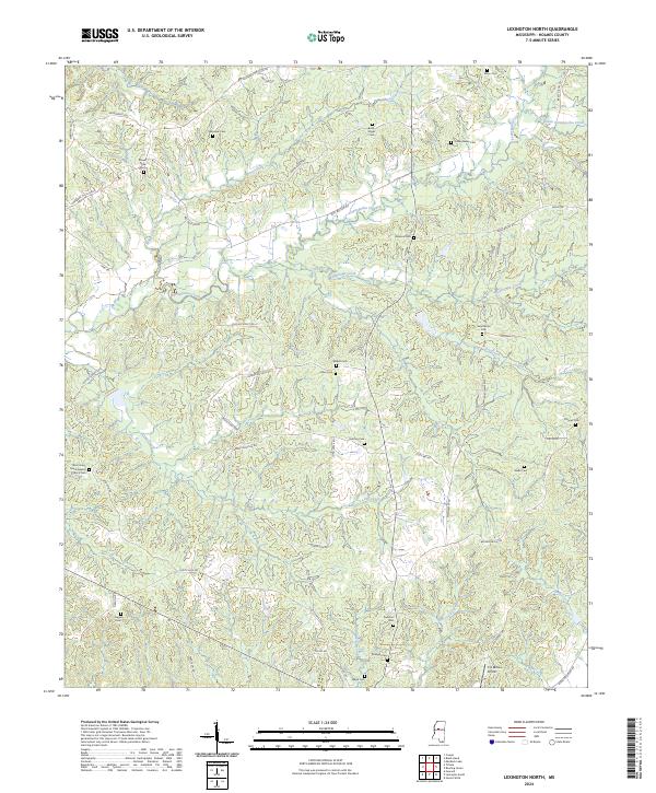 Lexington North topographic map thumbnail
