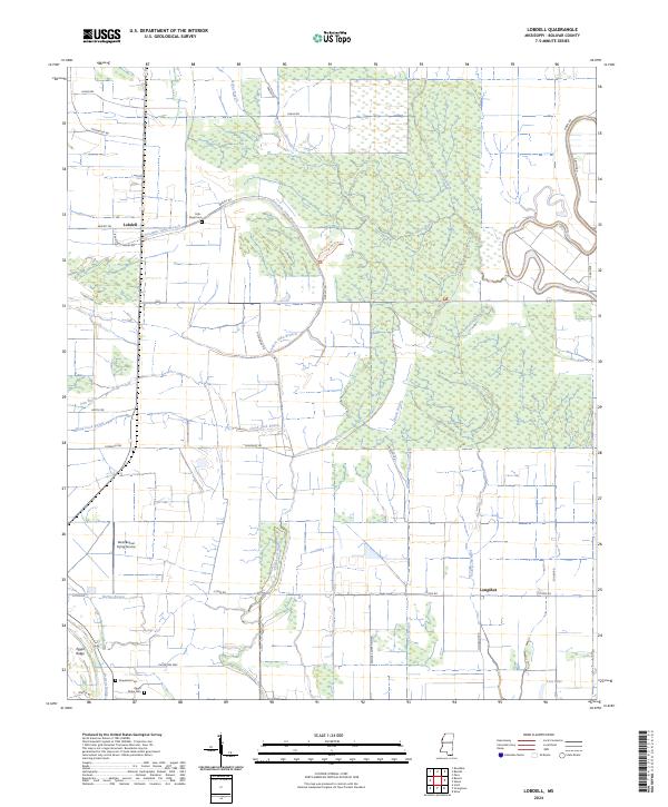 Lobdell topographic map thumbnail