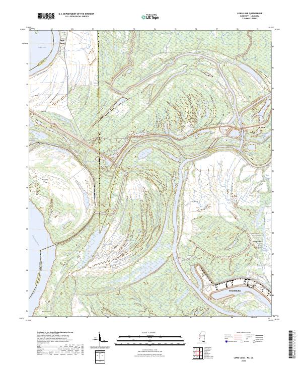 Long Lake topographic map thumbnail