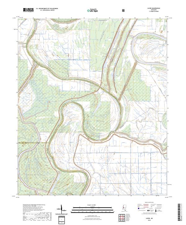 Lucre topographic map thumbnail