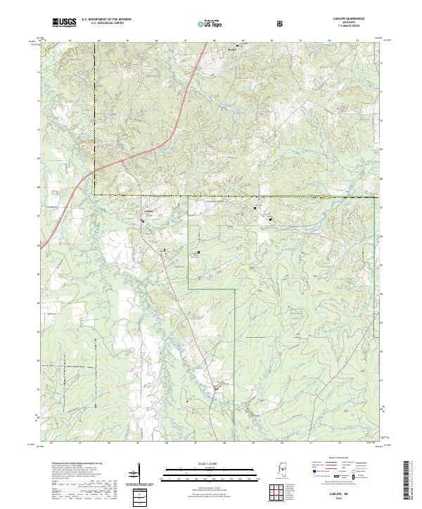 Ludlow topographic map thumbnail