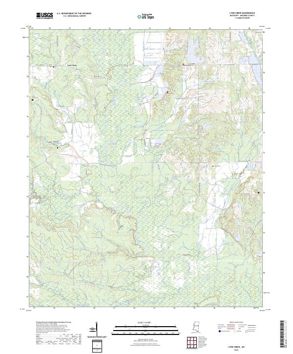 Lynn Creek topographic map thumbnail