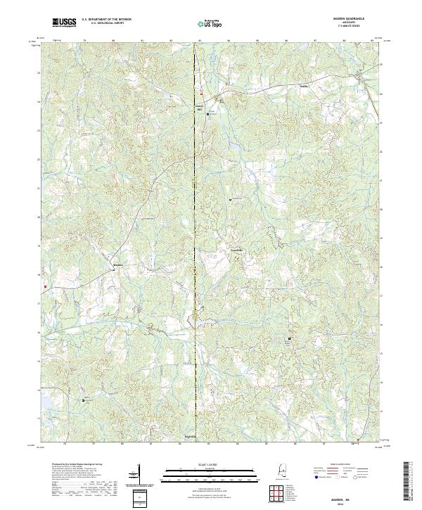 Madden topographic map thumbnail