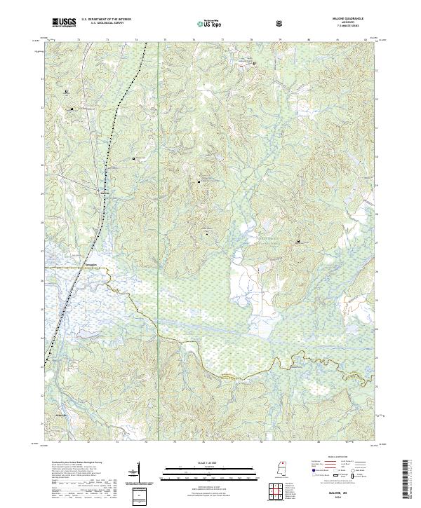 Malone topographic map thumbnail