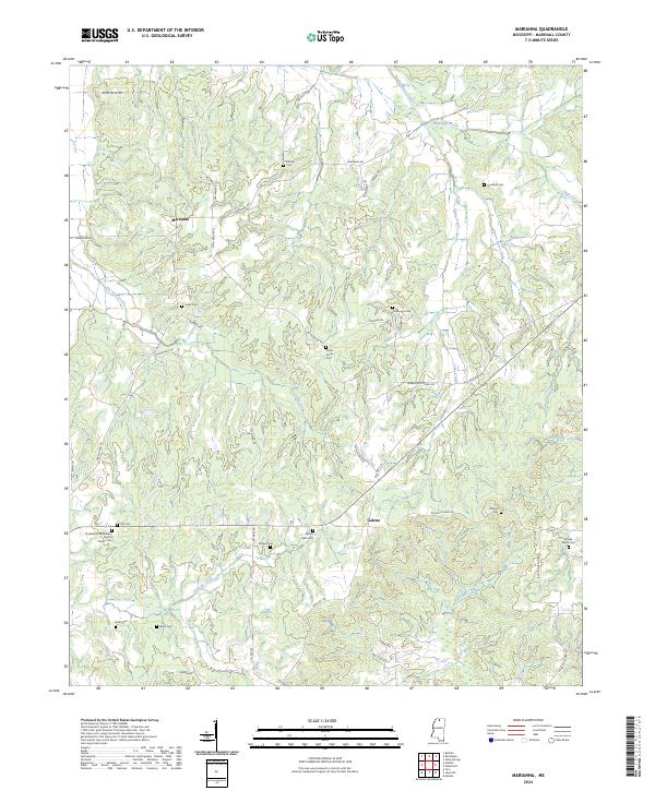 Marianna topographic map thumbnail