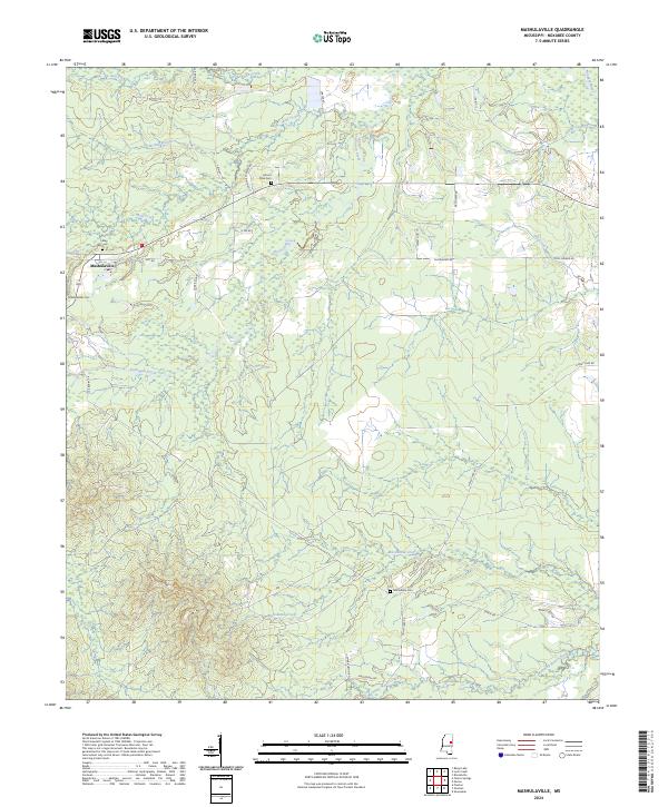 Mashulaville topographic map thumbnail