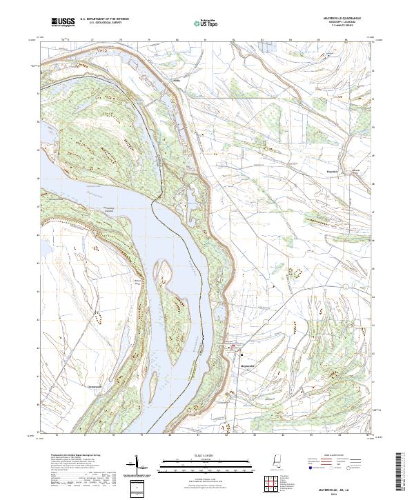 Mayersville topographic map thumbnail