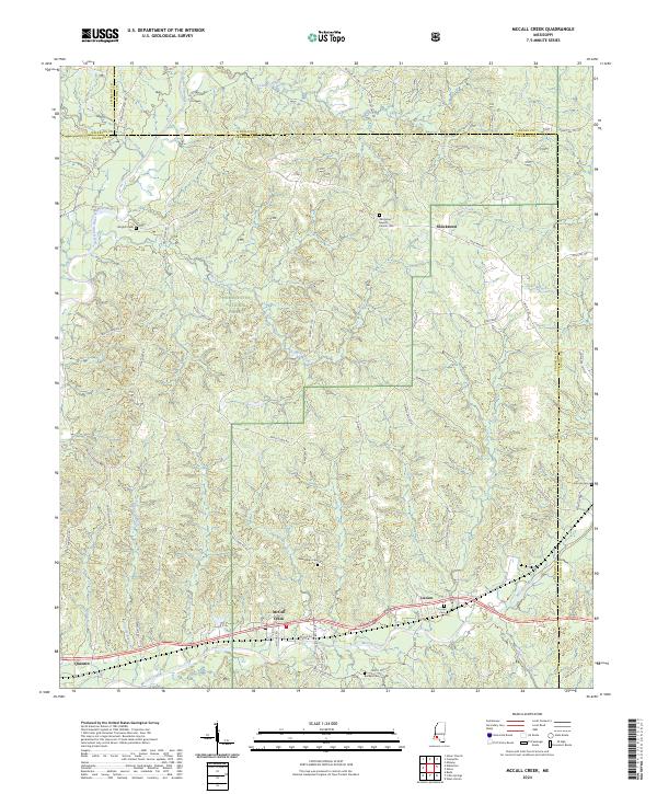 McCall Creek topographic map thumbnail