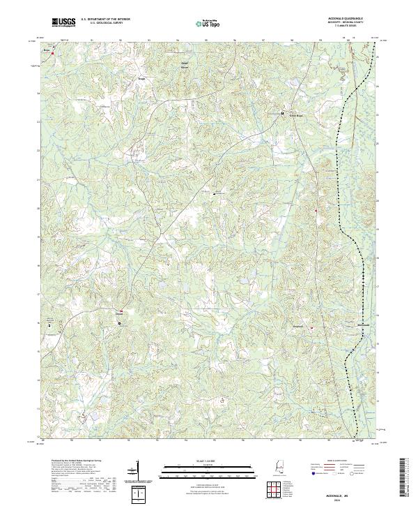 McDonald topographic map thumbnail