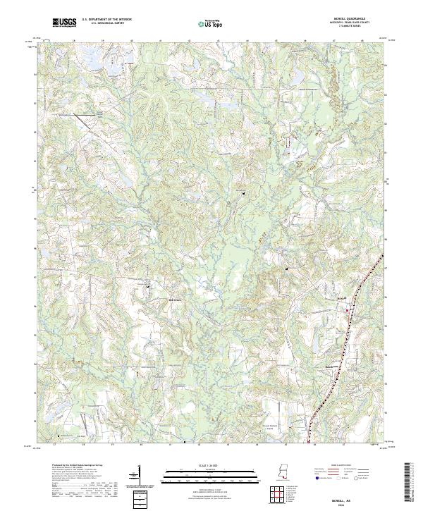 McNeill topographic map thumbnail