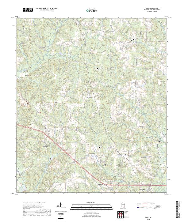 Mesa topographic map thumbnail