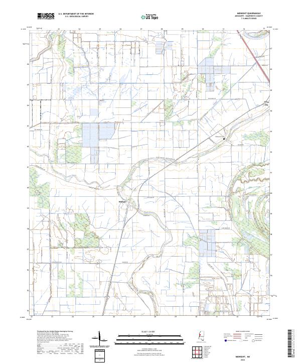 Midnight topographic map thumbnail