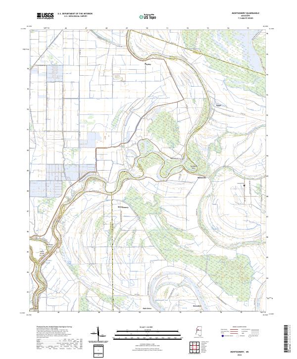 Montgomery topographic map thumbnail