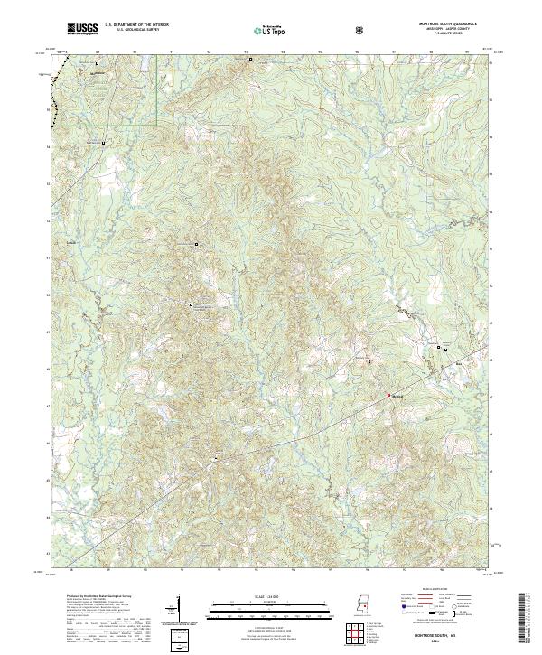 Montrose South topographic map thumbnail