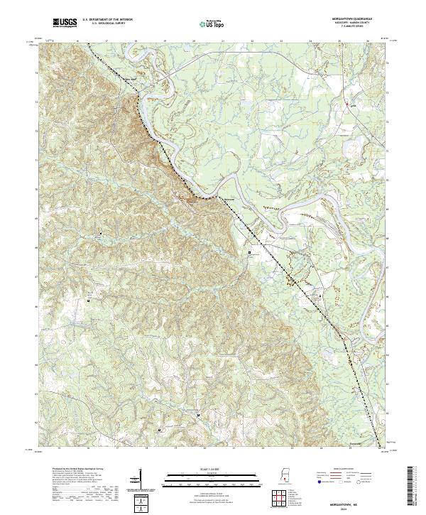Morgantown topographic map thumbnail