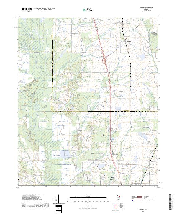 Muldon topographic map thumbnail