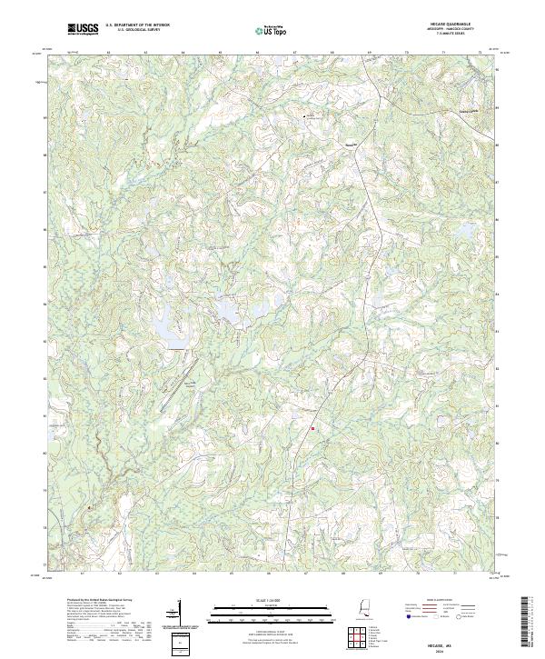 Necaise topographic map thumbnail
