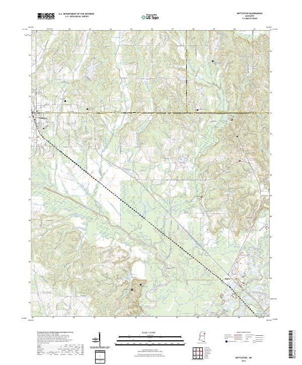 Nettleton topographic map thumbnail