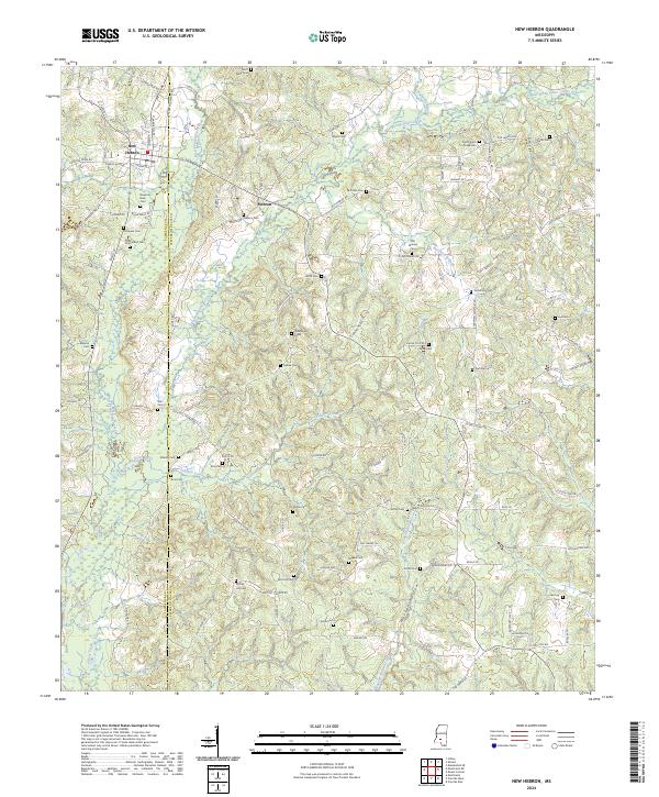 New Hebron 2024 topographic map thumbnail