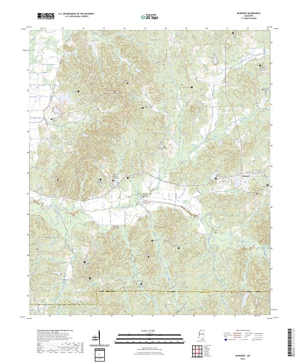 Newport 2024 topographic map thumbnail