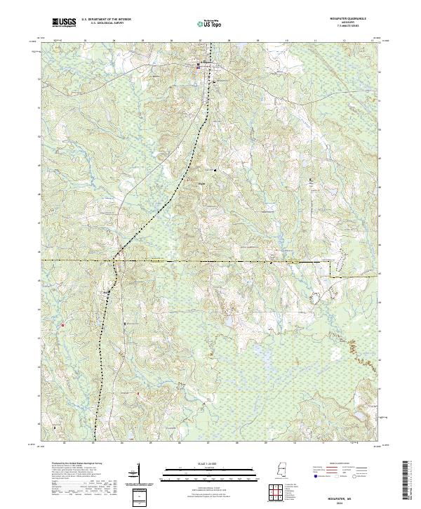 Noxapater 2024 topographic map thumbnail