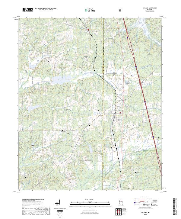 Oakland topographic map thumbnail