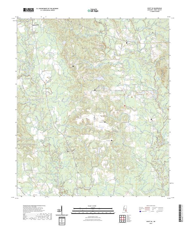 Ovett SE 2024 topographic map thumbnail